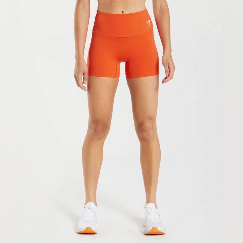 Gymshark coral training shorts size small